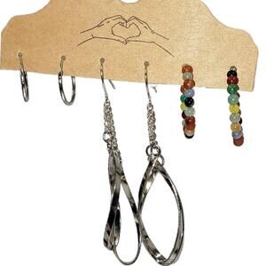 5/15 NWT set of 3 fashion dangle earrings